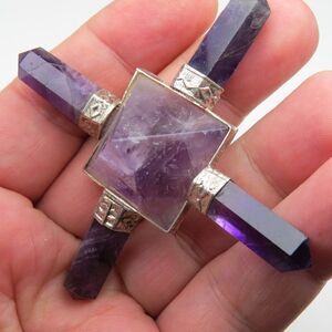Pyramid Chakras Amethyst Gemstone